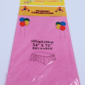 Tablecover - Plastic - Deep Pink
