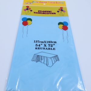 Tablecover - Plastic - Pastel Blue