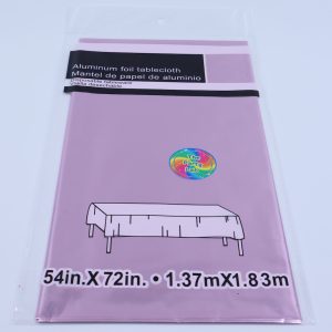 Tablecover (Shine) - Aluminium Foil - Soft Pink