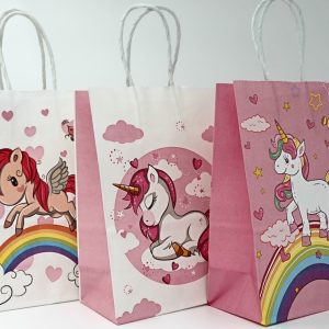 Party Favour Bag (10-Pack) -  Cutie Unicorn (Paper)