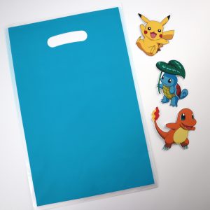 Party Favour Bag (10-Pack) - Bright Blue (Small)