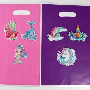 Party Favour Bag (10-Pack) - Bright Pink (Small)