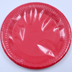 Plates (18cm) - Paper (10-pack) - Red