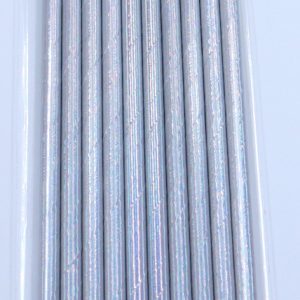 Straws (10-pack) - Paper - Silver