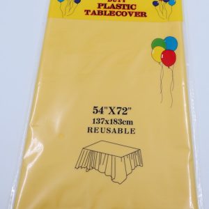 Tablecover - Plastic - Yellow