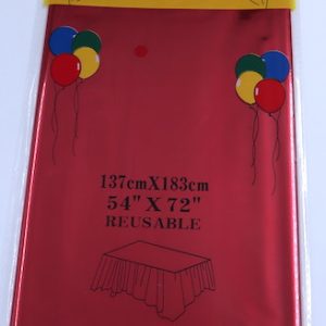 Tablecover (Shine) - Plastic - Red