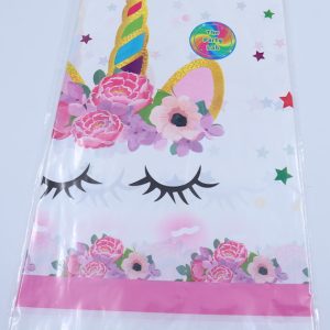 Tablecover - Plastic - Pink & Gold - Sparkle Unicorn