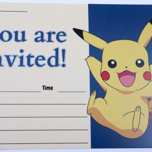Invites (10-pack) A6 - Inspired by Pokémon (Blue)