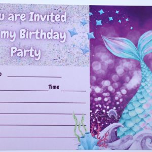 Invites (10-pack) A6 - Mystical Mermaid