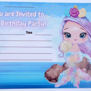 Invites (10-pack) A6 - Mermaid on a Rock