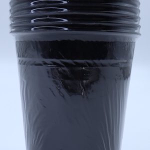 Cups (10-pack) - Plastic - Black - 250ml