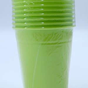 Cups (10-pack) - Plastic - Green - 250ml