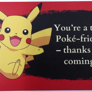Thank You Notes (10-pack) A7 - Inspired by Pokémon (Red)
