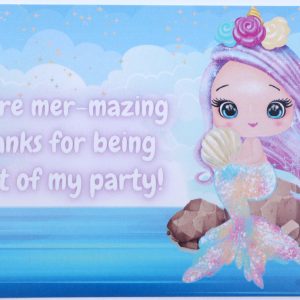 Thank You Notes (10-pack) A7  - Mermaid on a Rock