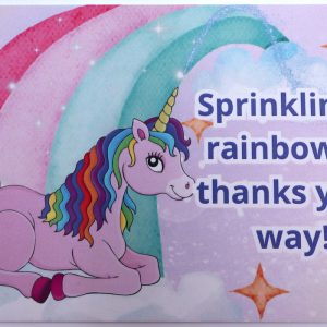 Thank You Notes (10-pack) A7 - Unicorn Magic