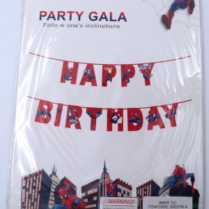 Superhero Birthday Banner – Inspired by Spider-Man Theme