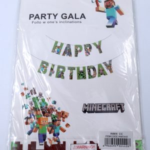 Birthday Banner – Inspired by Minecraft