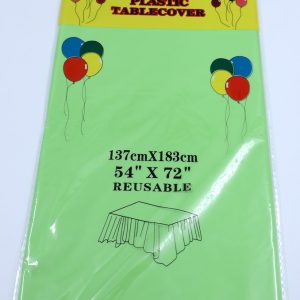 Tablecover - Plastic - Light Bright Green