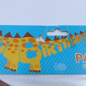Birthday Banner – Happy Dinosaur