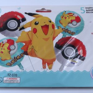Balloon Kit – Small – Pokemon Themed - 5 pcs (Option 1)