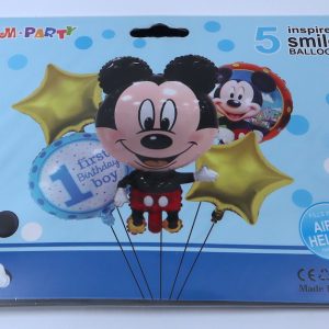 Balloon Kit – Small – Mickey Mouse Themed - 5 pcs