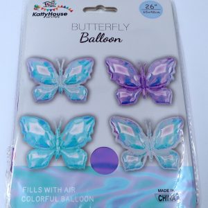 Balloon - Butterfly 26 inch Shiny Purple
