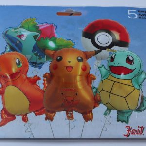Balloon Kit – Small – Pokemon Themed - 5 pcs (Option 2)