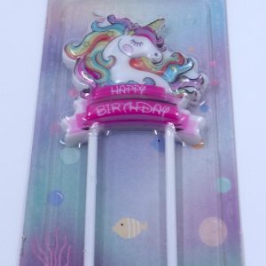 Unicorn Cake Candle – Small (10.5 cm)