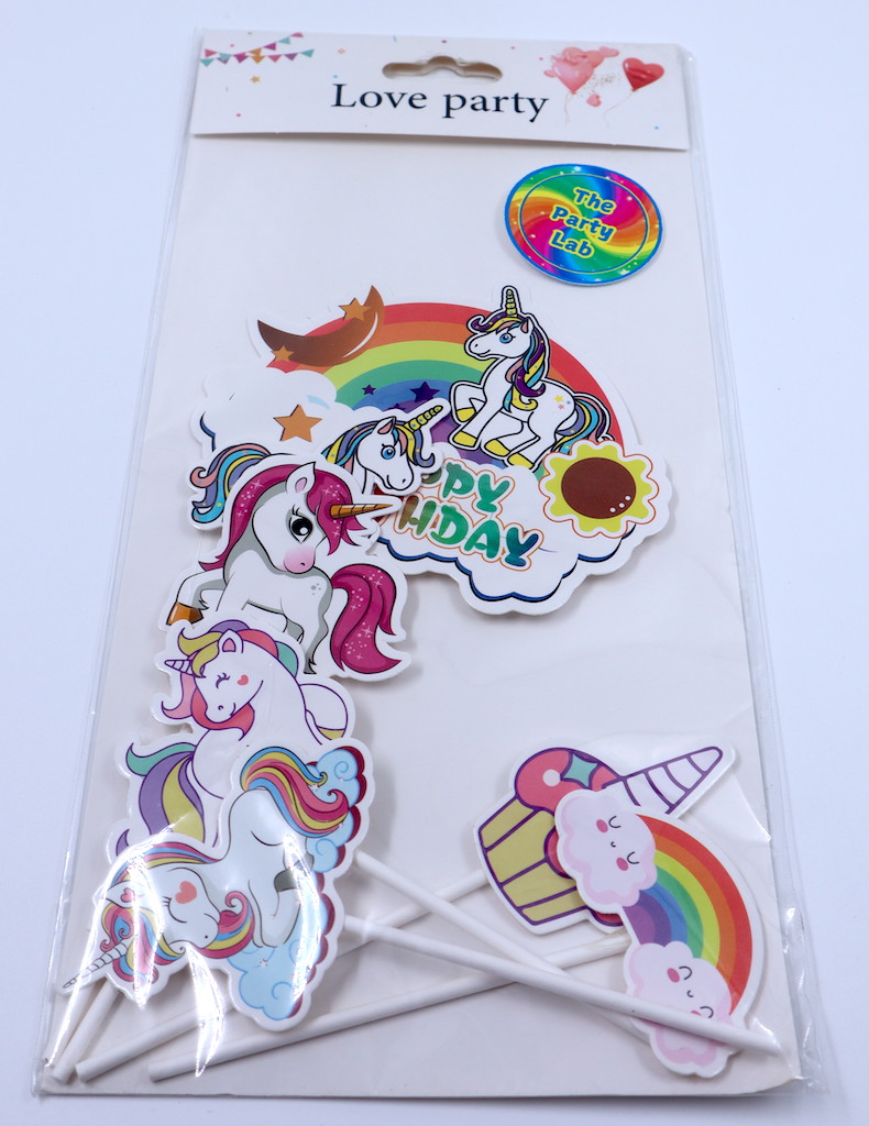 Cake Toppers – Unicorn Themed (Multi-Pack Option 2) – The Party Lab